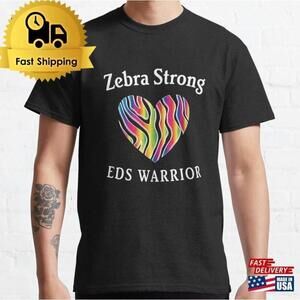 Zebra Strong Ehlers Danlos Warrior Support Unisex T-Shirt